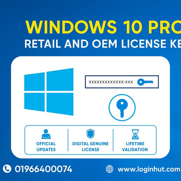 Windows 10 Pro Genuine Retail/OEM Channel License Key - OEM